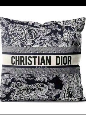 Two Black & White Logo Throw Pillow Cases